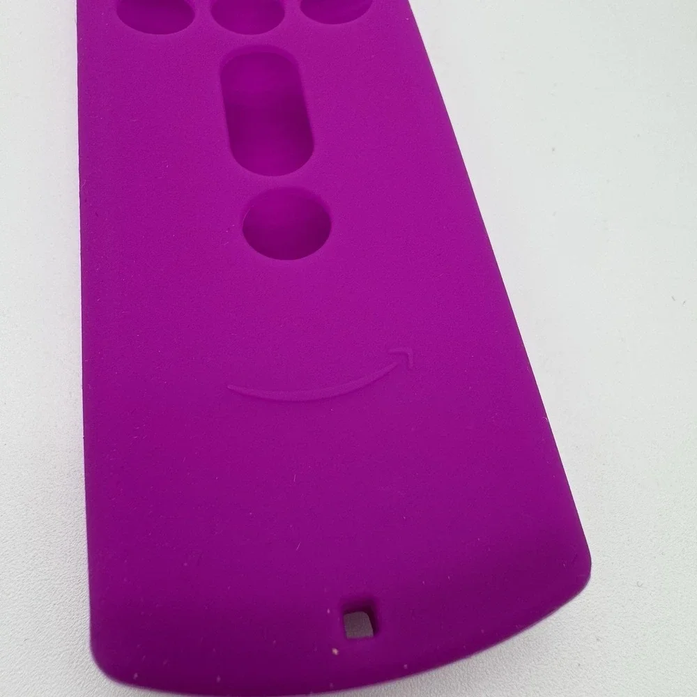 Silicone Remote Cover Amazon Fire TV Stick 4K Protective Case Skin Blue Purple